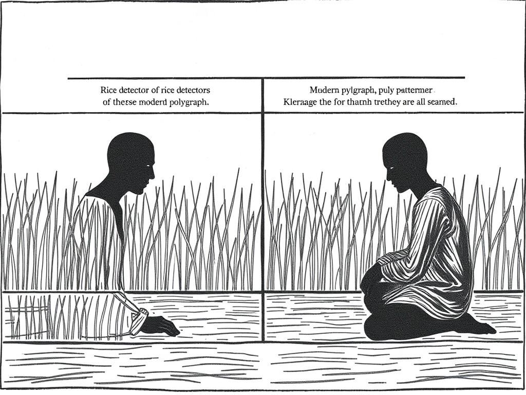 Рисовые детекторы: как древние люди проверяли правдивость. Таблица: Сравнение рисовых детекторов и современных полиграфов