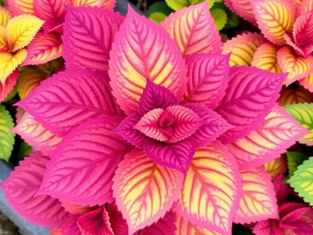 Колеус: разноцветные листья. Как использовать колеус в интерьере и саду