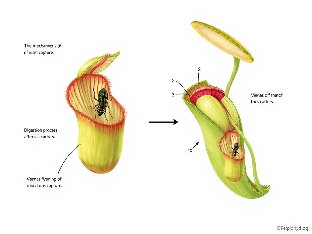 Венерина мухоловка: механизм ловли насекомых. Процесс переваривания: что происходит после поимки?