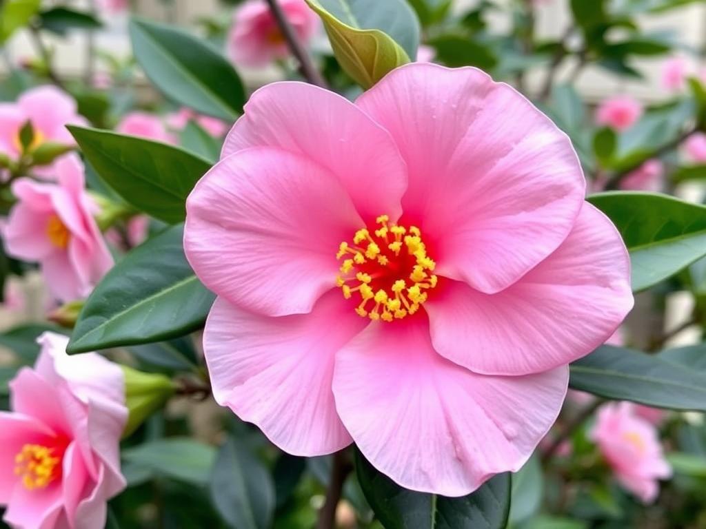 Камелия японская: цветок самураев. Разновидности камелии японской и их особенности