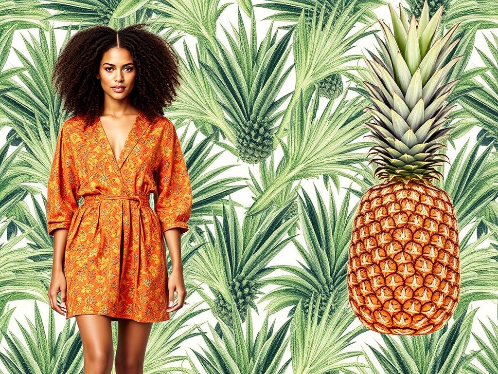 Ананасовые ткани: как листья ананаса становятся модным экологичным материалом. Применение ананасовых тканей в моде