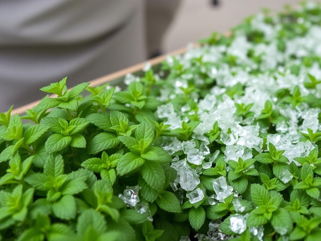 Мята ментоловая: производство ментола. Сбор и обработка мяты ментоловой перед производством ментола