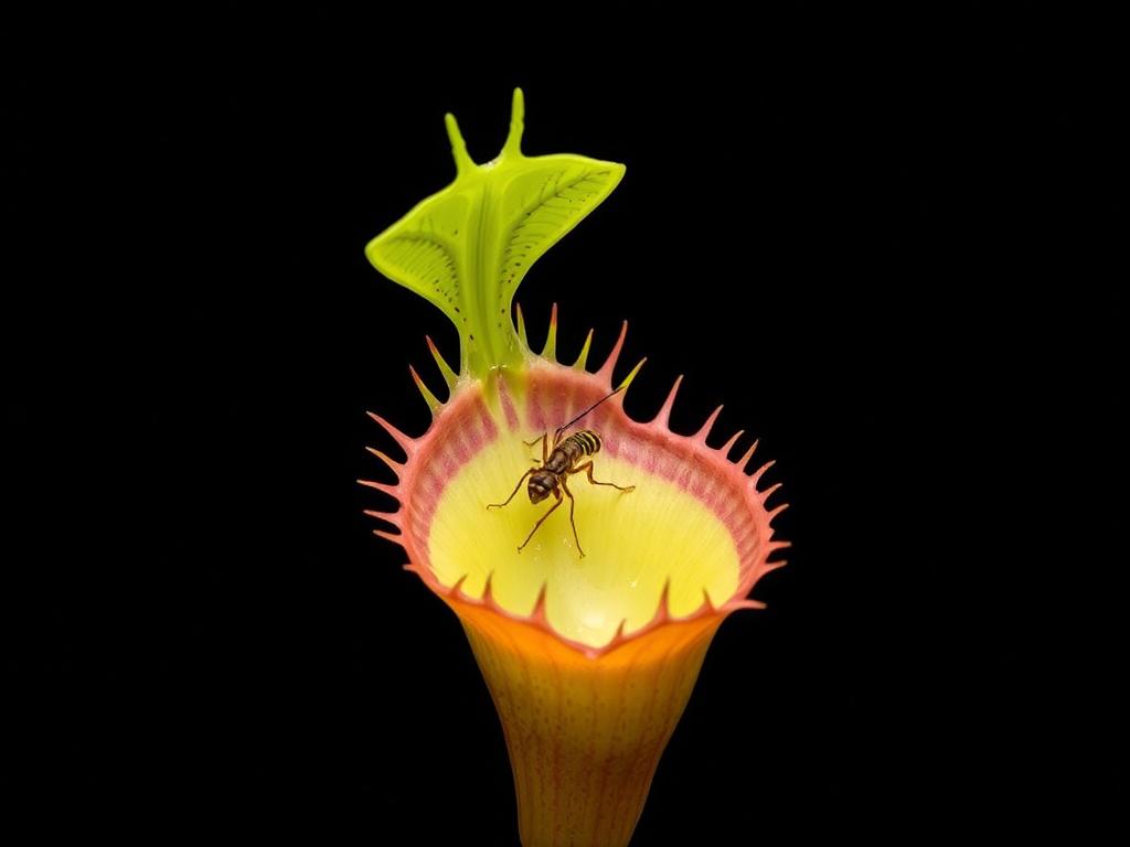 Венерина мухоловка: механизм ловли насекомых. Почему венерина мухоловка так быстро закрывает ловушку?