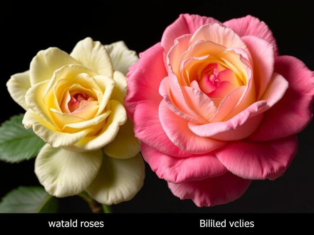 Древние розы: история цветов, старше человечества. Таблица: Сравнение древних и современных роз