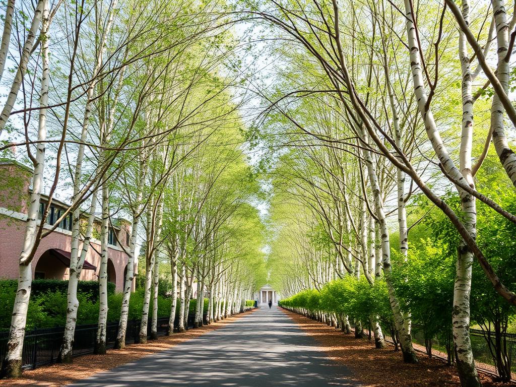 Берёзовые аллеи: почему эти деревья так любят города. Берёзы и культурное значение городских аллей