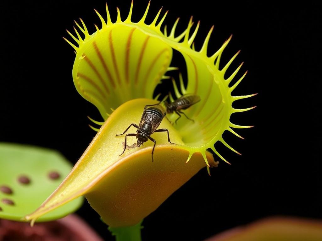 Венерина мухоловка: механизм ловли насекомых. Что такое венерина мухоловка и зачем ей ловить насекомых?