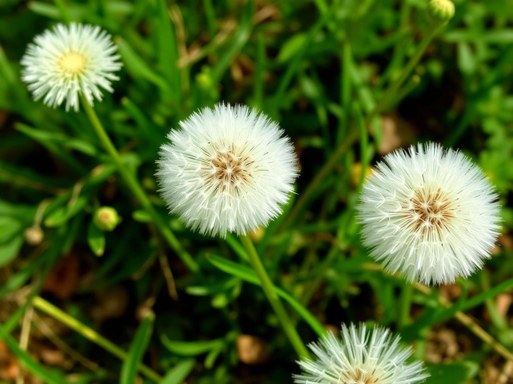 Белые одуванчики: необычные вариации привычных растений. Виды и разновидности белых одуванчиков