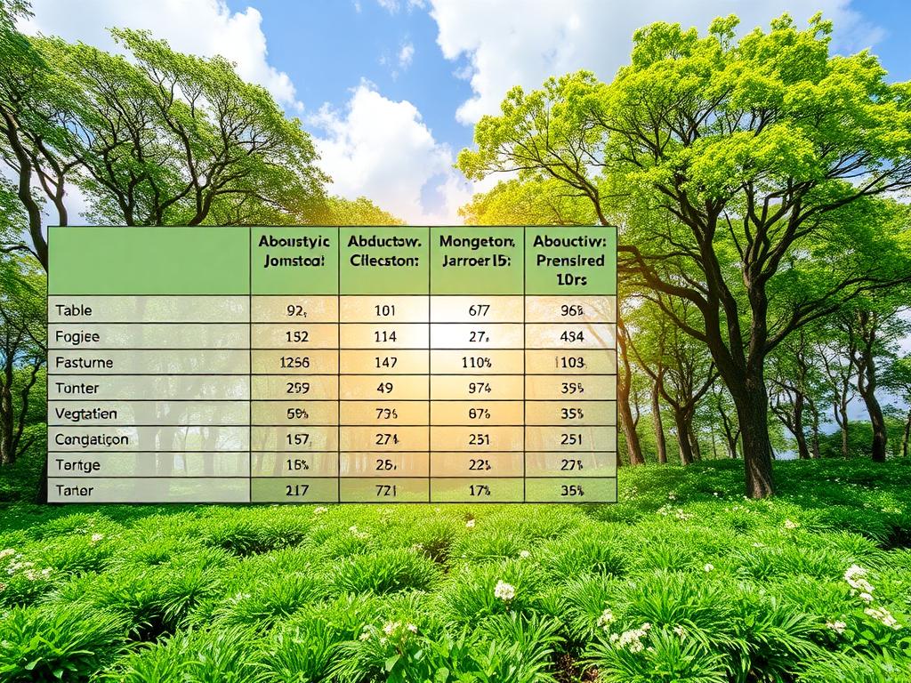 Деревья против потепления: роль растений в борьбе с парниковым эффектом. Таблица: сравнительный вклад разных типов растительности в поглощение CO2