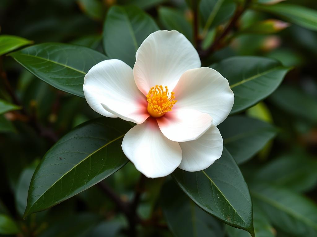 Камелия китайская: история чайного растения. Происхождение и ботанические особенности камелии китайской