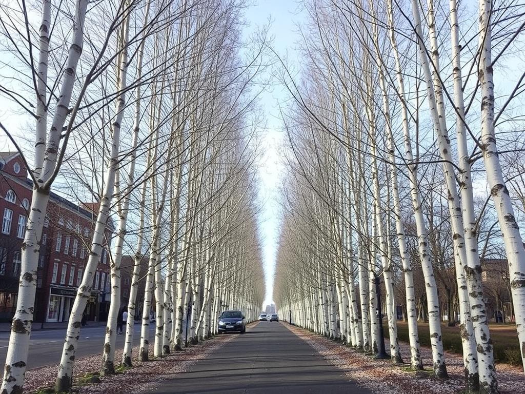Берёзовые аллеи: почему эти деревья так любят города. Будущее берёзовых аллей в городах