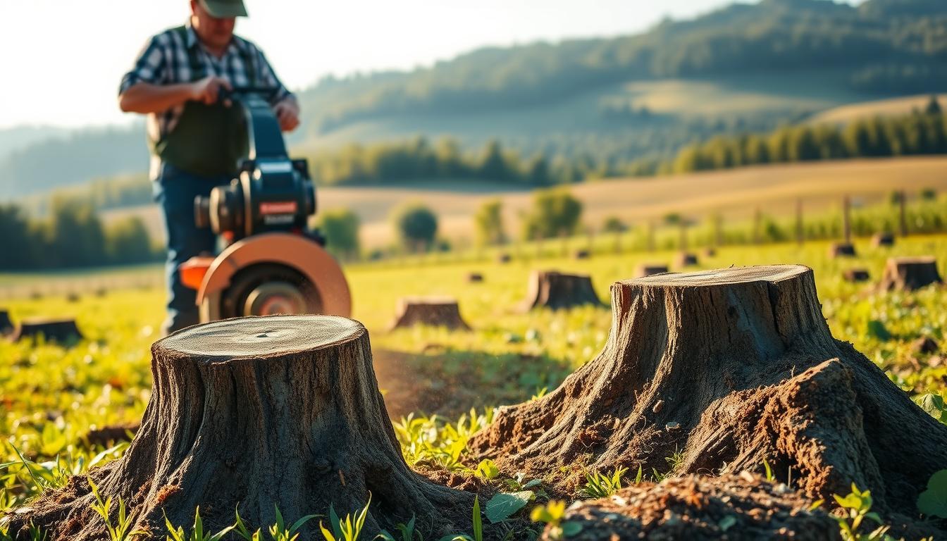 Почему дробление пней выгоднее корчевания для фермерского участка?