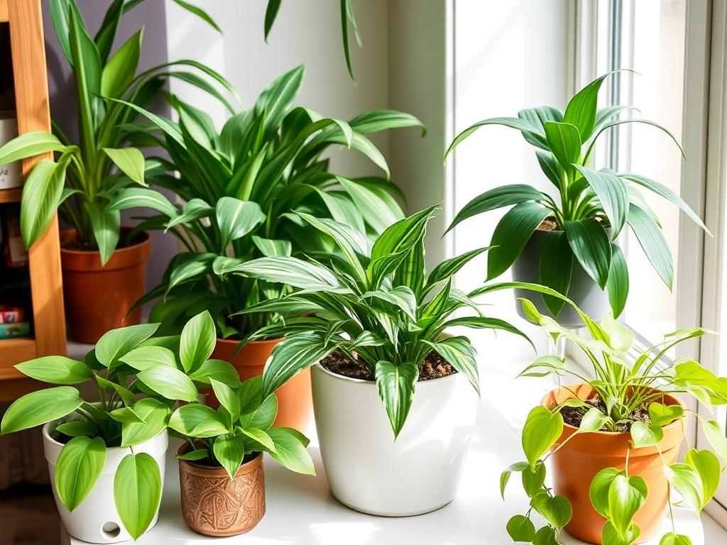 low-maintenance houseplantsфото