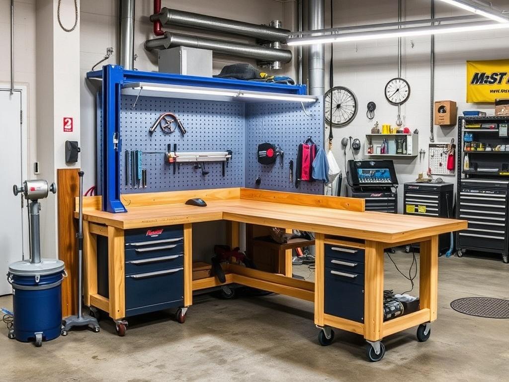 Верстаки для автосервиса: как выбрать рабочее место, которое действительно помогает